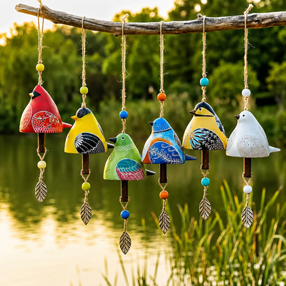 🗽SVOZK® Hand-Painted Ceramic Bird wind Chimes (Handmade by Jordan Maynard)-Buy 2 Free Shipping