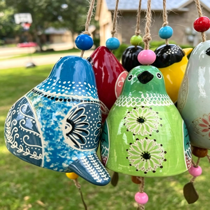 🗽SVOZK® Hand-Painted Ceramic Bird wind Chimes (Handmade by Jordan Maynard)-Buy 2 Free Shipping