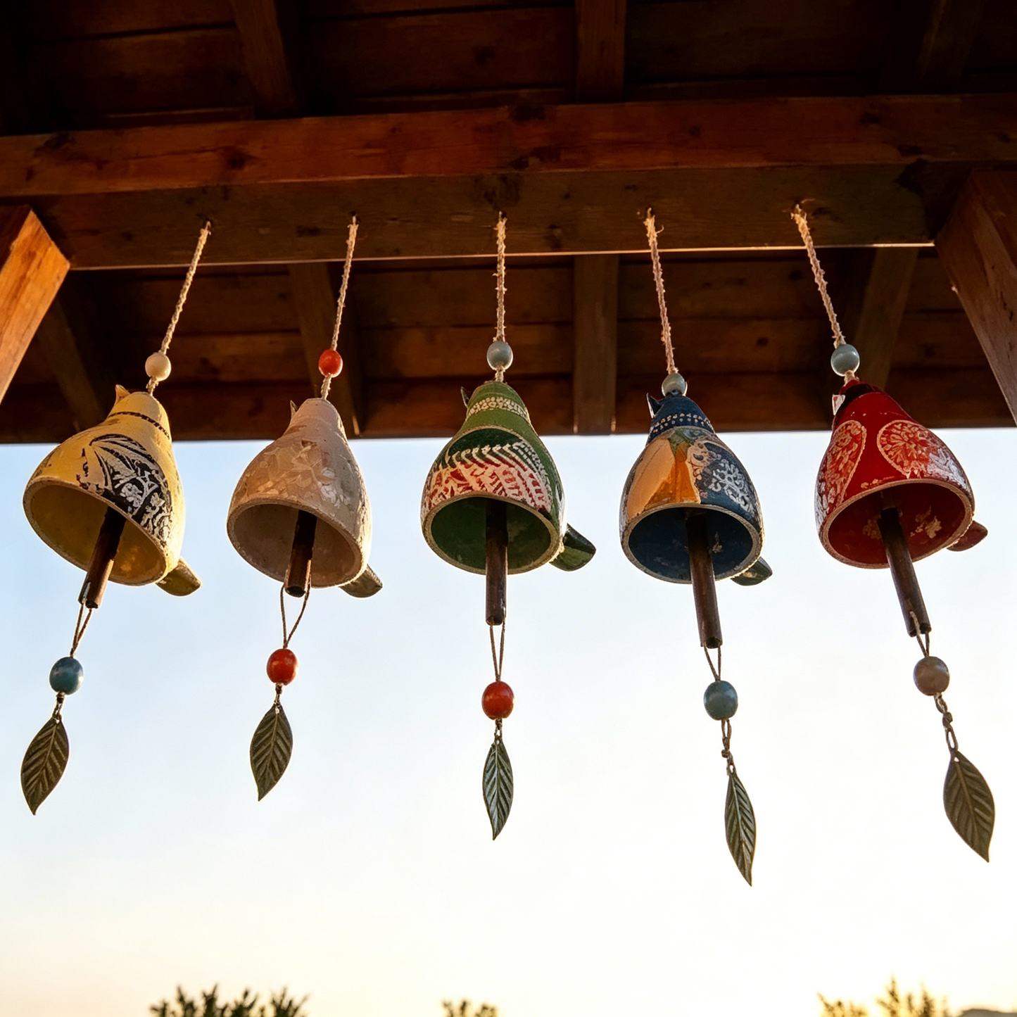 🗽SVOZK® Hand-Painted Ceramic Bird wind Chimes (Handmade by Jordan Maynard)-Buy 2 Free Shipping